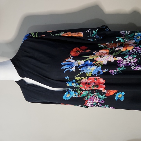 Nwt Johnny Was Floral Vneck Maxi Kaftan Dress - Picture 3 of 15